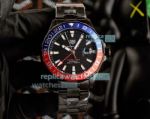 Tag Heuer Aquaracer Calibre 7 GMT Replica Black Watch Red Blue Bezel